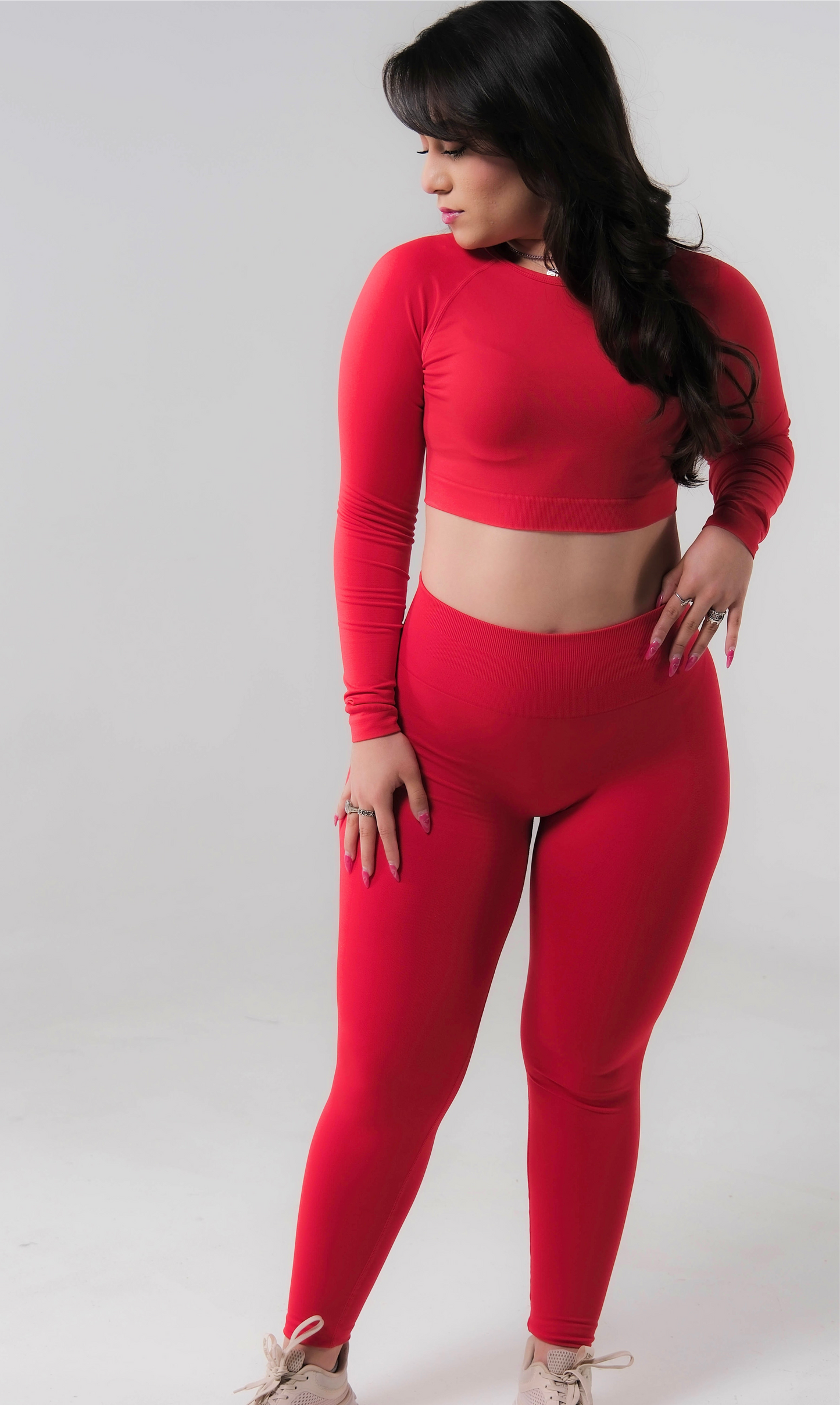 Red Two Piece Set